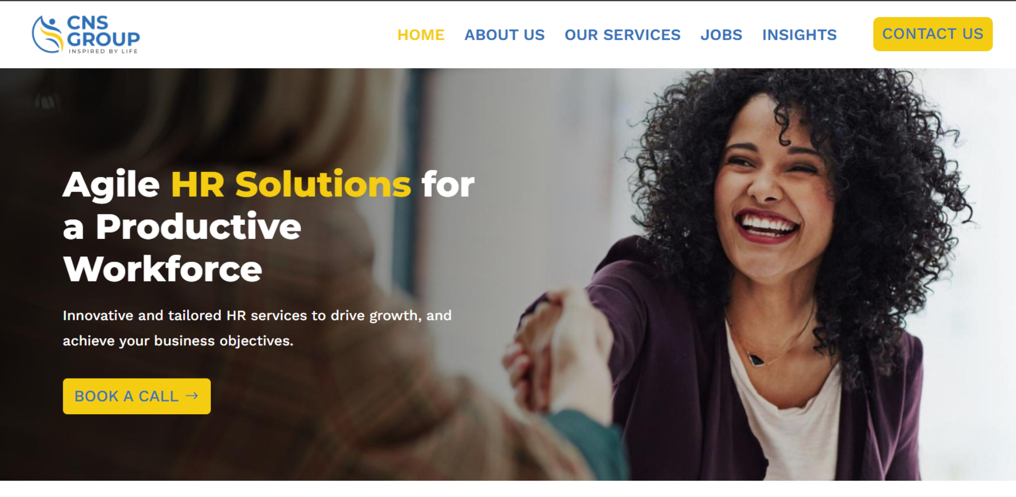 Revamped CNS Group’s website for better visibility & conversion